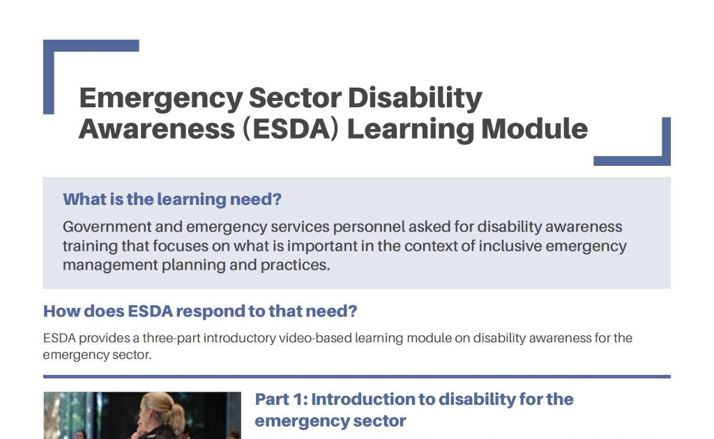 ESDA Learning Module
